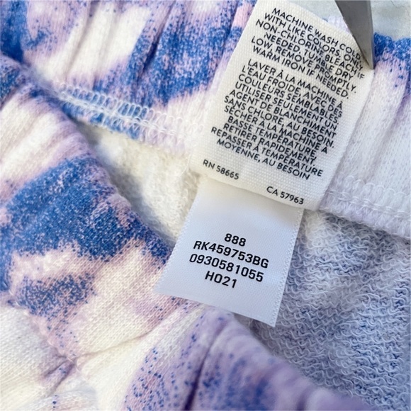 Melrose and Market Sweatpants in Purple Tie Dye M - Picture 9 of 15
